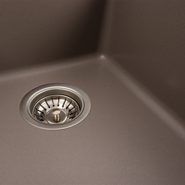 Гранітна мийка для кухні Platinum 9950 PANDORA матова Дюна