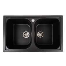 Гранітна мийка для кухні Platinum 7950 Equatoria матовий Моріон