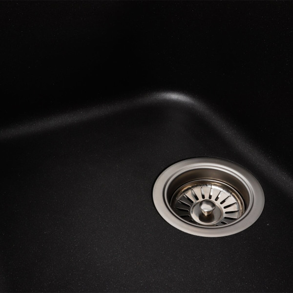 Гранітна мийка для кухні Platinum 7950 Equatoria матовий Моріон