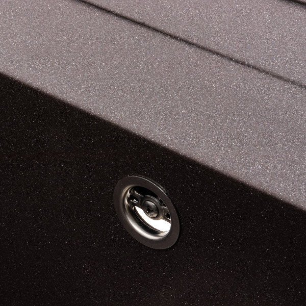 Кухонна мийка гранітна матова 7050 CASCADA Platinum Гренадін