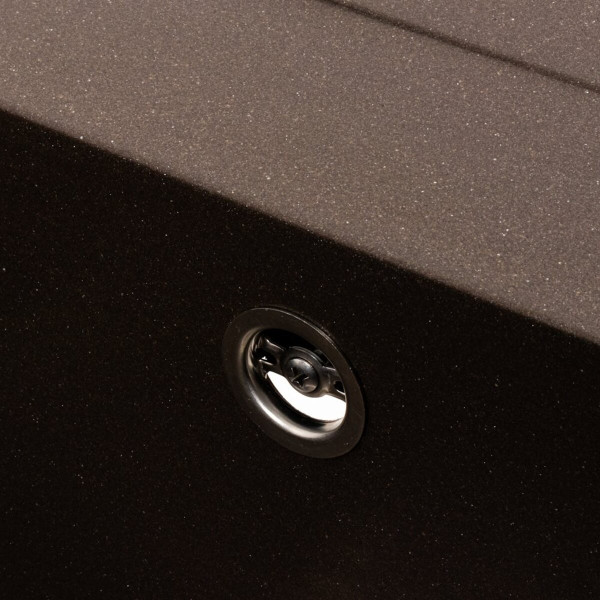 Кухонна мийка гранітна матова 7050 CASCADA Platinum Темна скеля