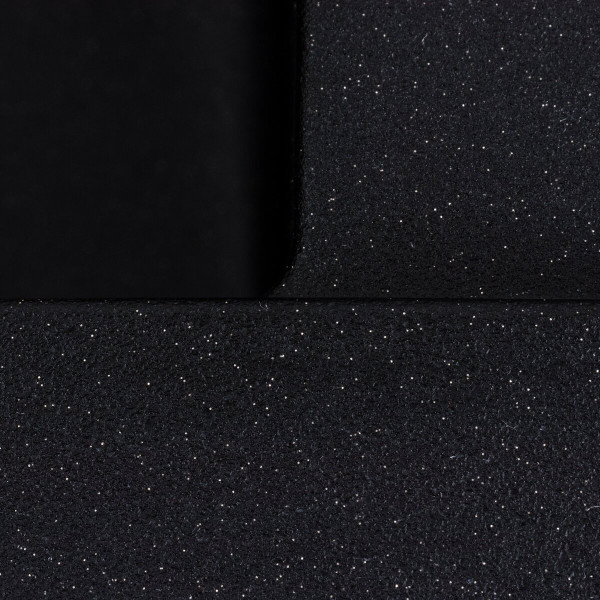 Кухонна мийка гранітна матова 7050 CASCADA Platinum чорний металік