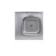 Кухонна мийка з нержавіючої сталі Valeso САТИН 6060 R (0,7/160 мм)