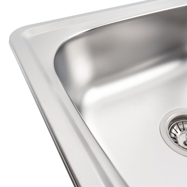 Кухонна мийка з нержавіючої сталі Valeso САТИН 7642 (0,8/180 мм)