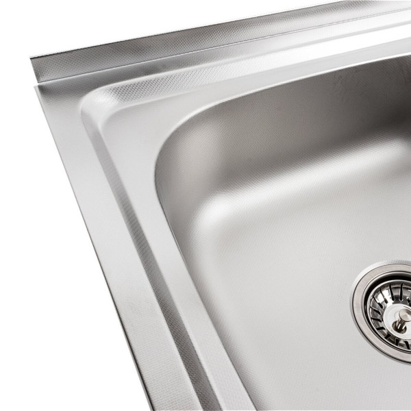 Кухонна мийка з нержавіючої сталі Valeso ДЕКОР 8050 L (0,7/160 мм)