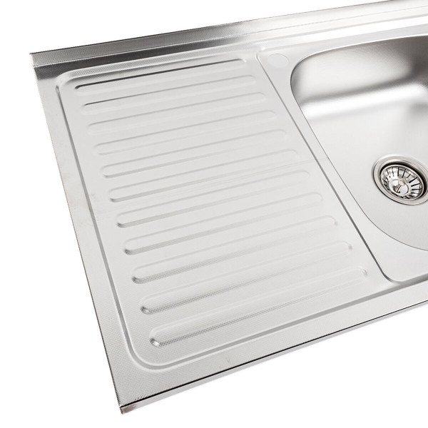 Кухонна мийка з нержавіючої сталі Valeso ДЕКОР 8050 R (0,7/160 мм)