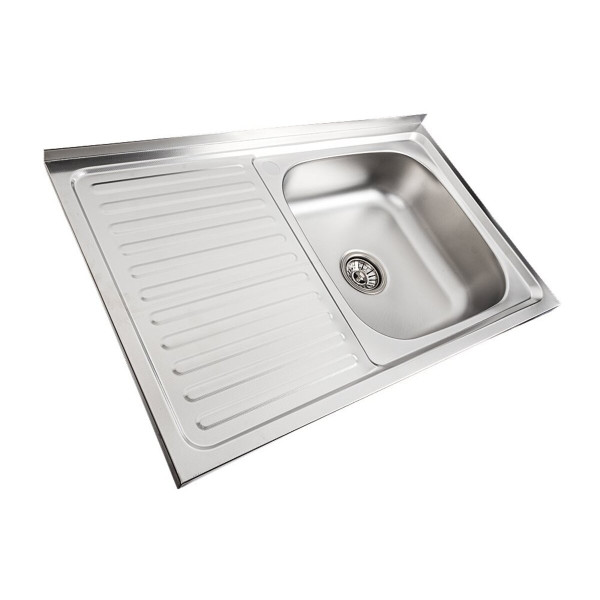 Кухонна мийка з нержавіючої сталі Valeso ДЕКОР 8050 R (0,7/160 мм)