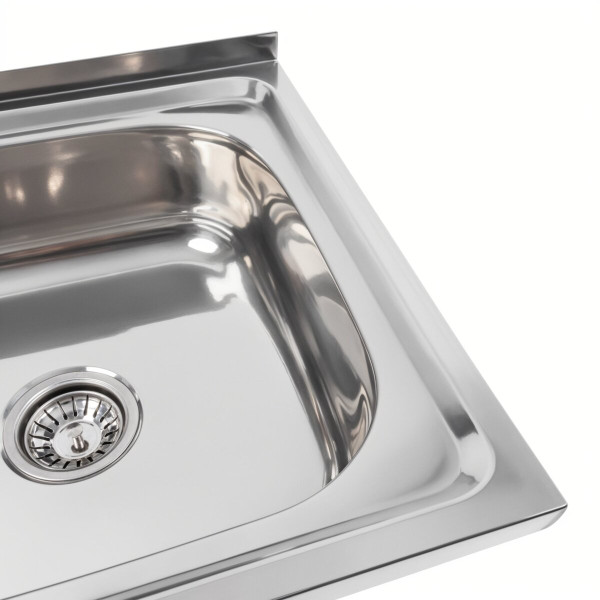 Кухонна мийка з нержавіючої сталі Valeso ПОЛІРОВКА 8050 R (0,7/160 мм)