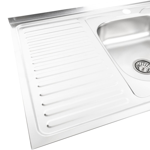Кухонна мийка з нержавіючої сталі Valeso САТИН 8060 R (0,7/160 мм)