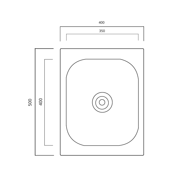 Кухонна мийка з нержавіючої сталі Valeso САТИН 4050 (0,7/160 мм)