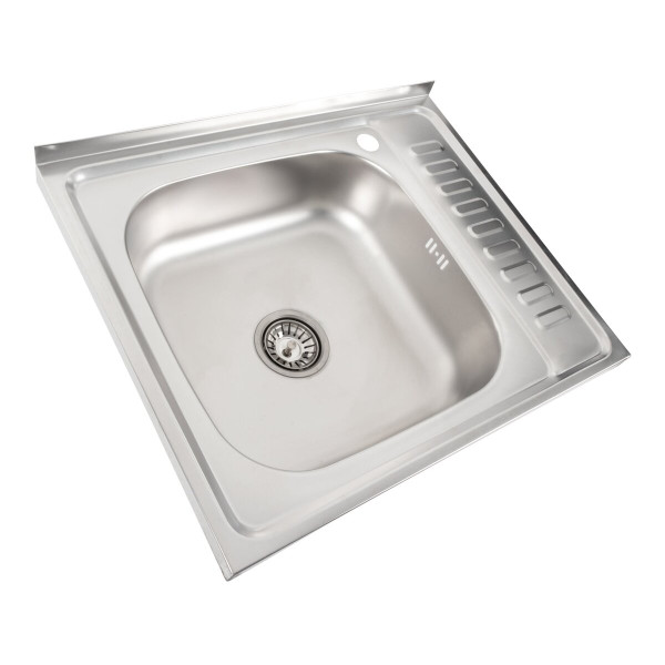 Кухонна мийка з нержавіючої сталі Valeso САТИН 6050 L (0,7/160 мм)