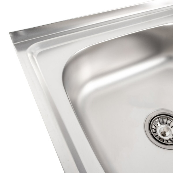 Кухонна мийка з нержавіючої сталі Valeso САТИН 6050 L (0,7/160 мм)