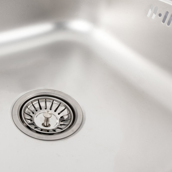 Кухонна мийка з нержавіючої сталі Valeso САТИН 6050 L (0,7/160 мм)