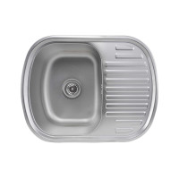 Кухонная мойка из нержавеющей стали VALESO 6349 ДЕКОР 0,8 / 180