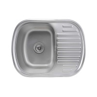 Кухонная мойка из нержавеющей стали Valeso САТИН 6349 (0,8/180 мм)