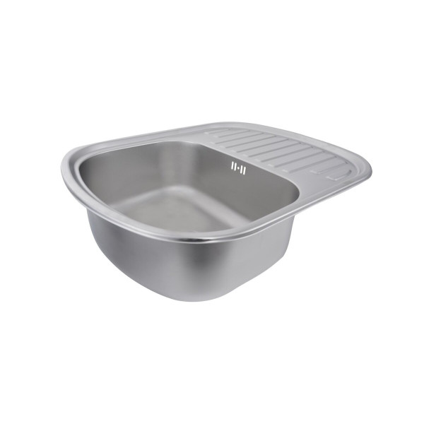 Кухонна мийка з нержавіючої сталі Valeso САТИН 6349 (0,8/180 мм)