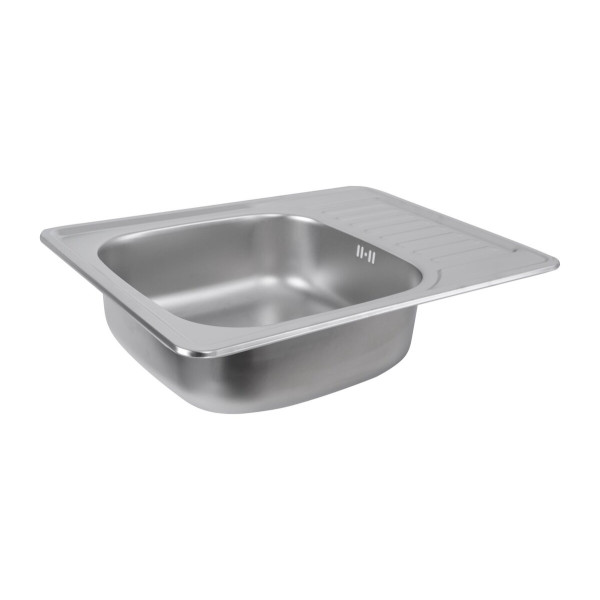 Кухонна мийка з нержавіючої сталі Valeso 6550 САТИН (0,8/180 мм)