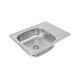 Кухонна мийка з нержавіючої сталі Valeso 6550 САТИН (0,8/180 мм)