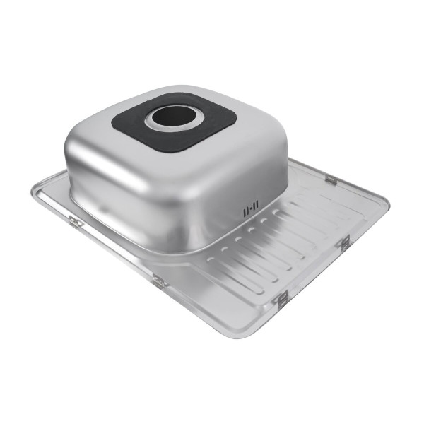 Кухонна мийка з нержавіючої сталі Valeso 6550 САТИН (0,8/180 мм)