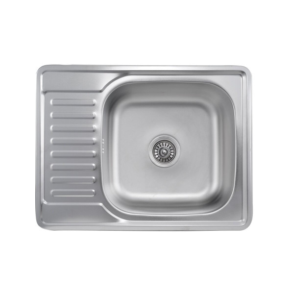 Кухонна мийка з нержавіючої сталі Valeso 6550 САТИН (0,8/180 мм)