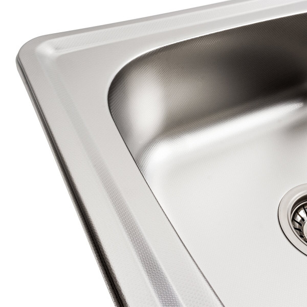 Кухонна мийка з нержавіючої сталі Valeso 7050 ДЕКОР (0,8/180 мм)