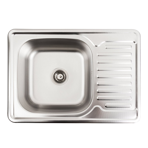 Кухонна мийка з нержавіючої сталі Valeso 7050 ДЕКОР (0,8/180 мм)