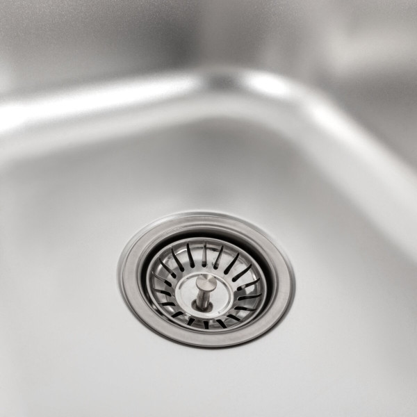 Кухонна мийка з нержавіючої сталі закруглена Valeso САТИН 7848D (0,8/180 мм)