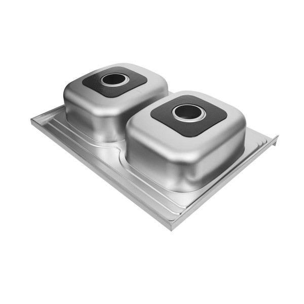 Кухонна мийка з нержавіючої сталі Valeso САТИН 8060D (0,7/180 мм)