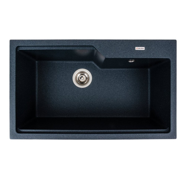 Гранітна мийка для кухні VALESO NIKA 7545 матова Антрацит
