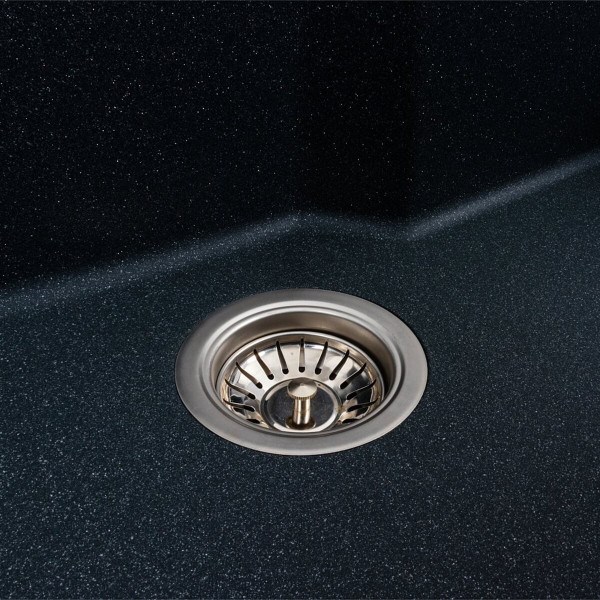 Гранітна мийка для кухні VALESO NIKA 7545 матова Антрацит