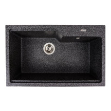 Гранитная мойка для кухни VALESO NIKA 7545 матовая Графит