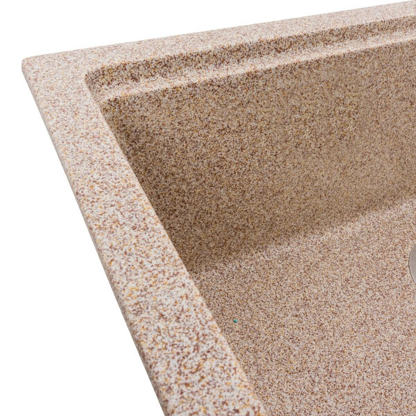 Гранітна мийка для кухні VALESO NIKA 7545 матова Карамель