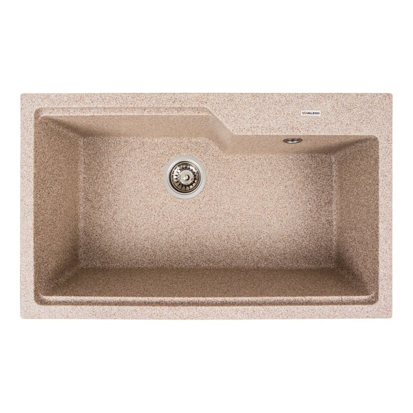 Гранітна мийка для кухні VALESO NIKA 7545 матова Карамель
