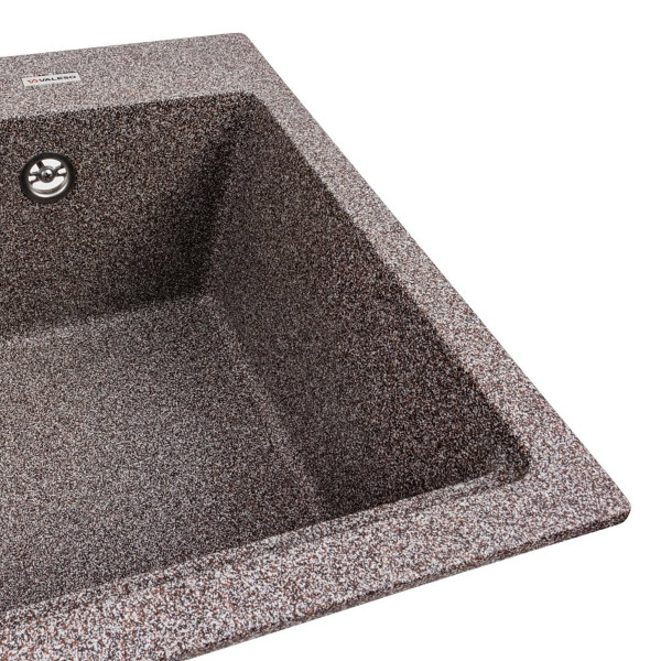 Гранітна мийка для кухні VALESO NIKA 7545 матова Мікс