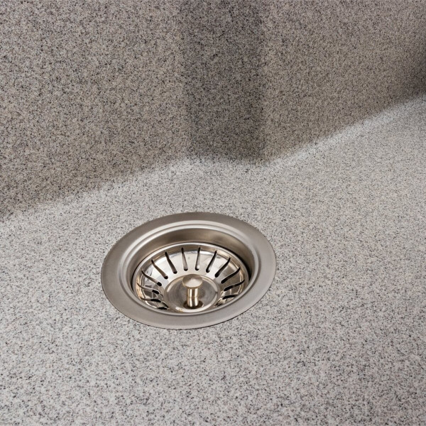 Гранітна мийка для кухні VALESO NIKA 7545 матова Сіра