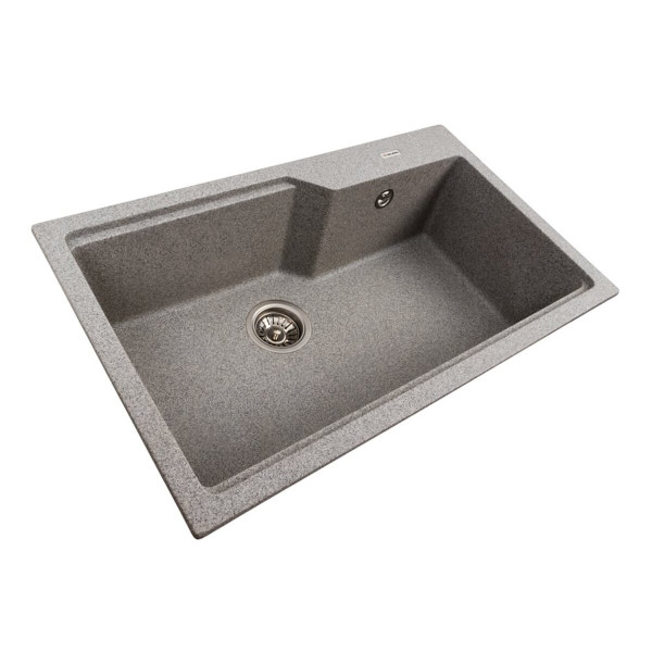 Гранітна мийка для кухні VALESO NIKA 7545 матова Сіра