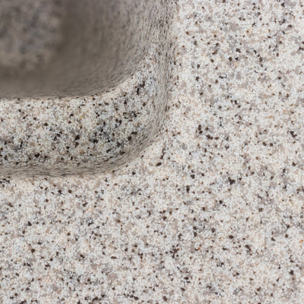 Гранітна мийка для кухні VALESO NIKA 7545 матова Сіра