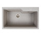 Гранітна мийка для кухні VALESO NIKA 7545 матова Сіра