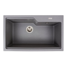 Гранитная мойка для кухни VALESO NIKA 7545 матовая Серый муссон