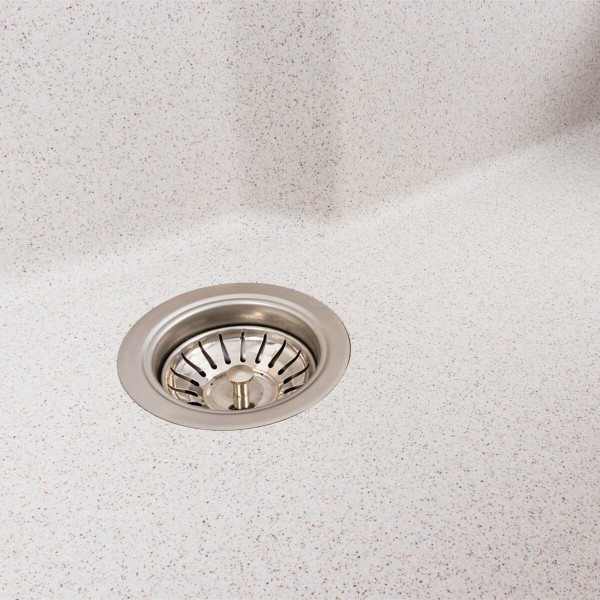 Гранітна мийка для кухні VALESO NIKA 7545 матова Топаз