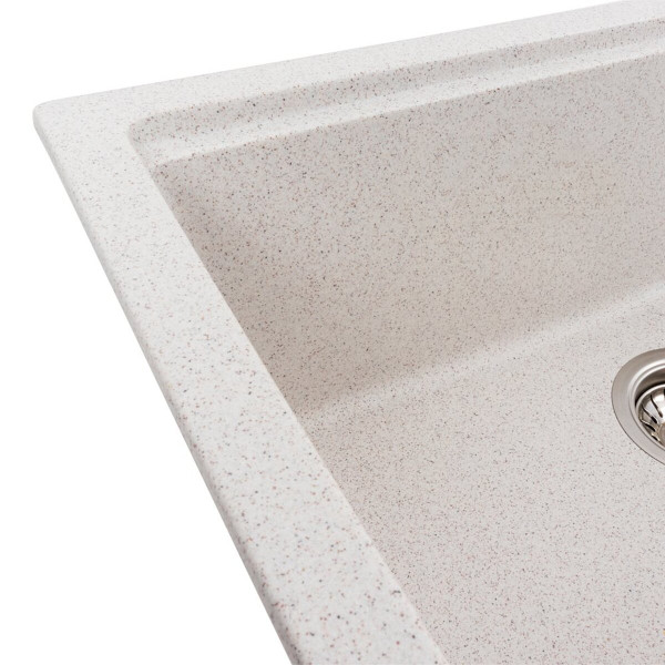 Гранітна мийка для кухні VALESO NIKA 7545 матова Топаз