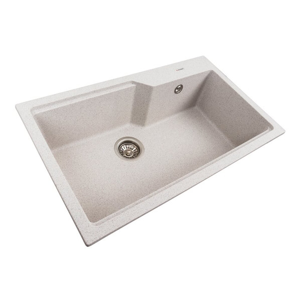 Гранітна мийка для кухні VALESO NIKA 7545 матова Топаз