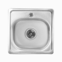 Кухонна мийка з нержавіючої сталі VALESO 3838В САТИН 0,6/160