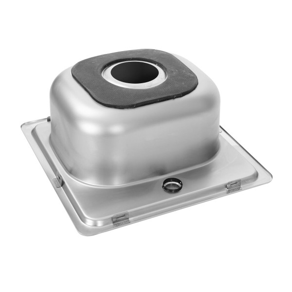 Кухонна мийка з нержавіючої сталі VALESO 3838В САТИН 0,6/160