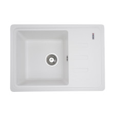 Гранитная мойка для кухни VALESO LIANA 6243 матовая Белоснежная