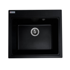 Гранитная мойка для кухни VALESO VESTA 5852 матовая Черная