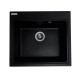 Гранітна мийка для кухні VALESO VESTA 5852 матова Чорна