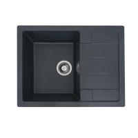 Гранитная мойка для кухни VALESO INTENSO 6550 матовая Антрацит