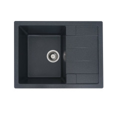Гранитная мойка для кухни VALESO INTENSO 6550 матовая Антрацит