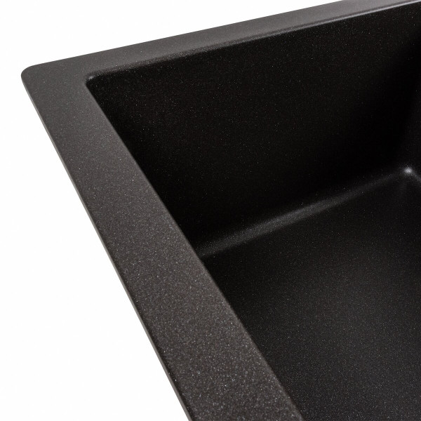 Гранітна мийка для кухні VALESO INTENSO 6550 матова Моріон